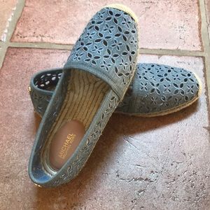 Michael Kors Blue Espadrille Flats
